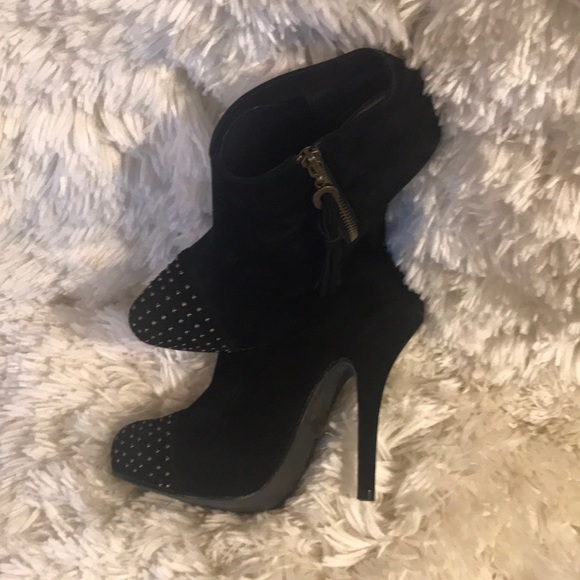 Shoedazzle booties suede Black - Picture 4 of 6